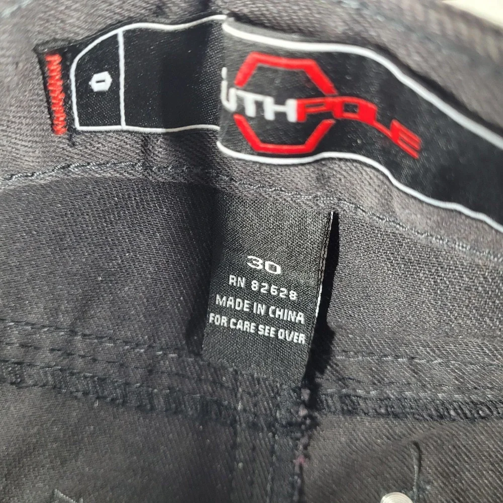 Southpole Jeans‎ Men's 30x30 Black Denim Straight Casual Comfort Grunge Y2K